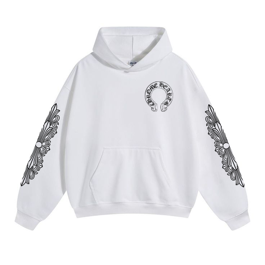 CHROME HEARTS WHITE HOODIE