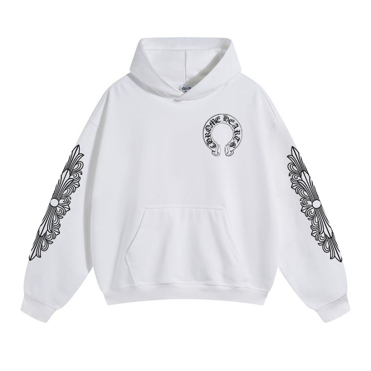 CHROME HEARTS WHITE HOODIE