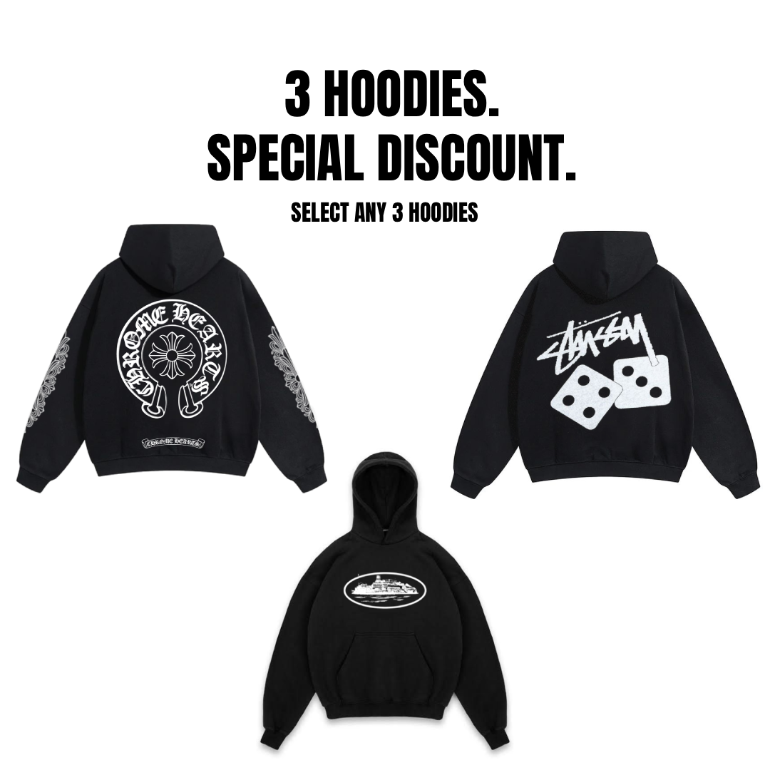 3 HOODIES DISCOUNTS.