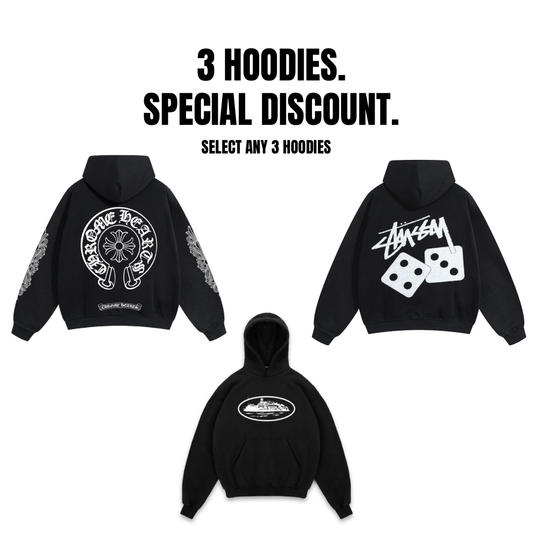 3 HOODIES DISCOUNTS.
