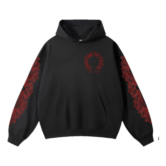 CHROME HEART RED HOODIE